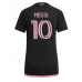 Maillot de foot Inter Miami Lionel Messi #10 Extérieur vêtements Femmes 2024-25 Manches Courtes